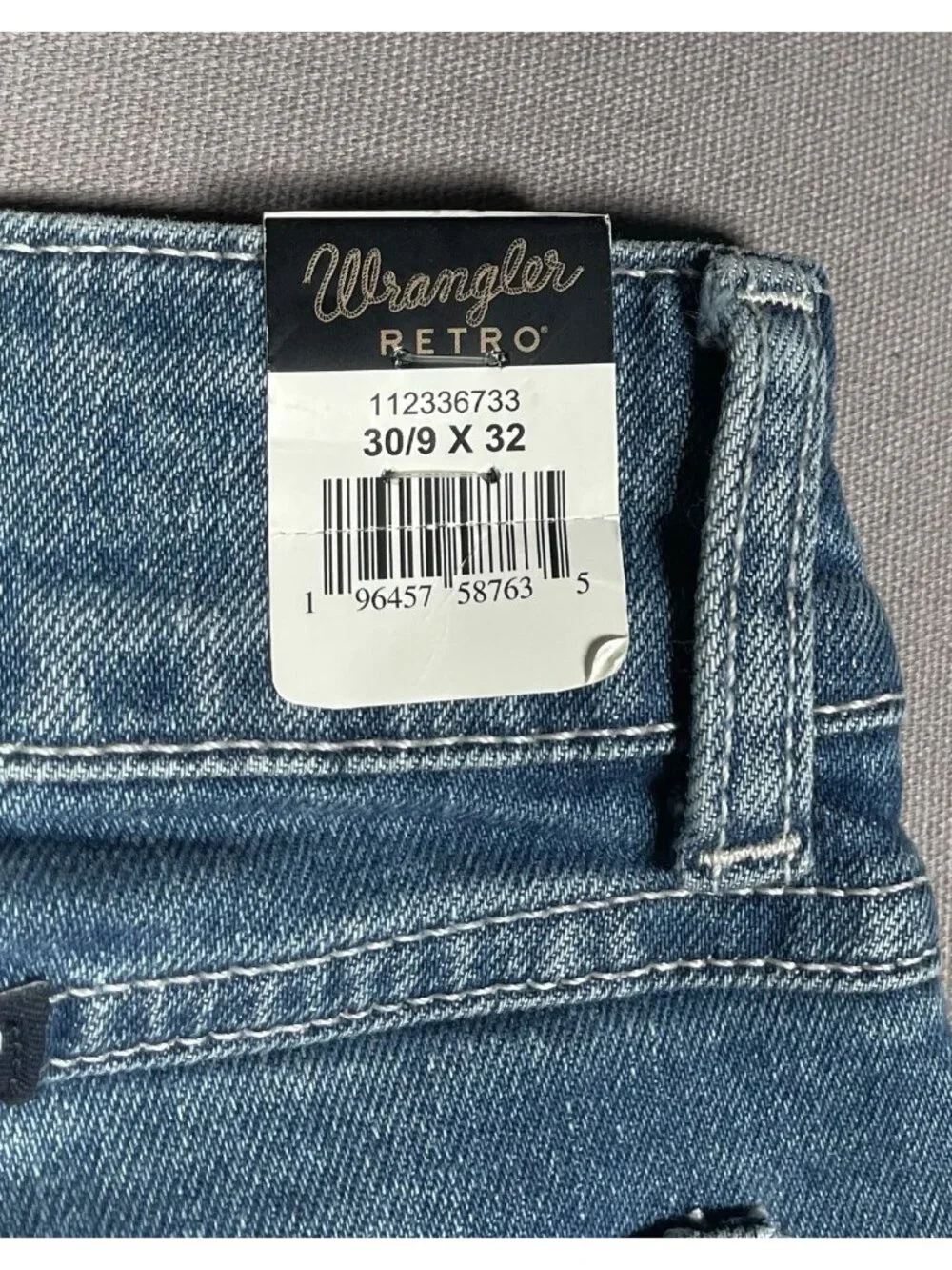 NWT Wrangler Retro Sadie Low Rise Stretch Trouser Jeans - Women Size 30/9 X 32 - Picture 12 of 16